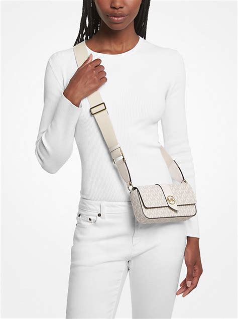 michael michael kors greenwich small crossbody bag ballet|Michael Kors Logo Greenwich Small Convertible Crossbody.